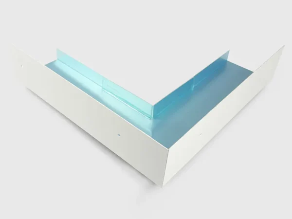 cheneau aluminium blanc