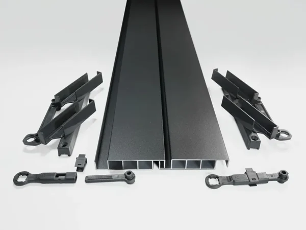 Pack Sam'ondula gris pour pergola courbée
